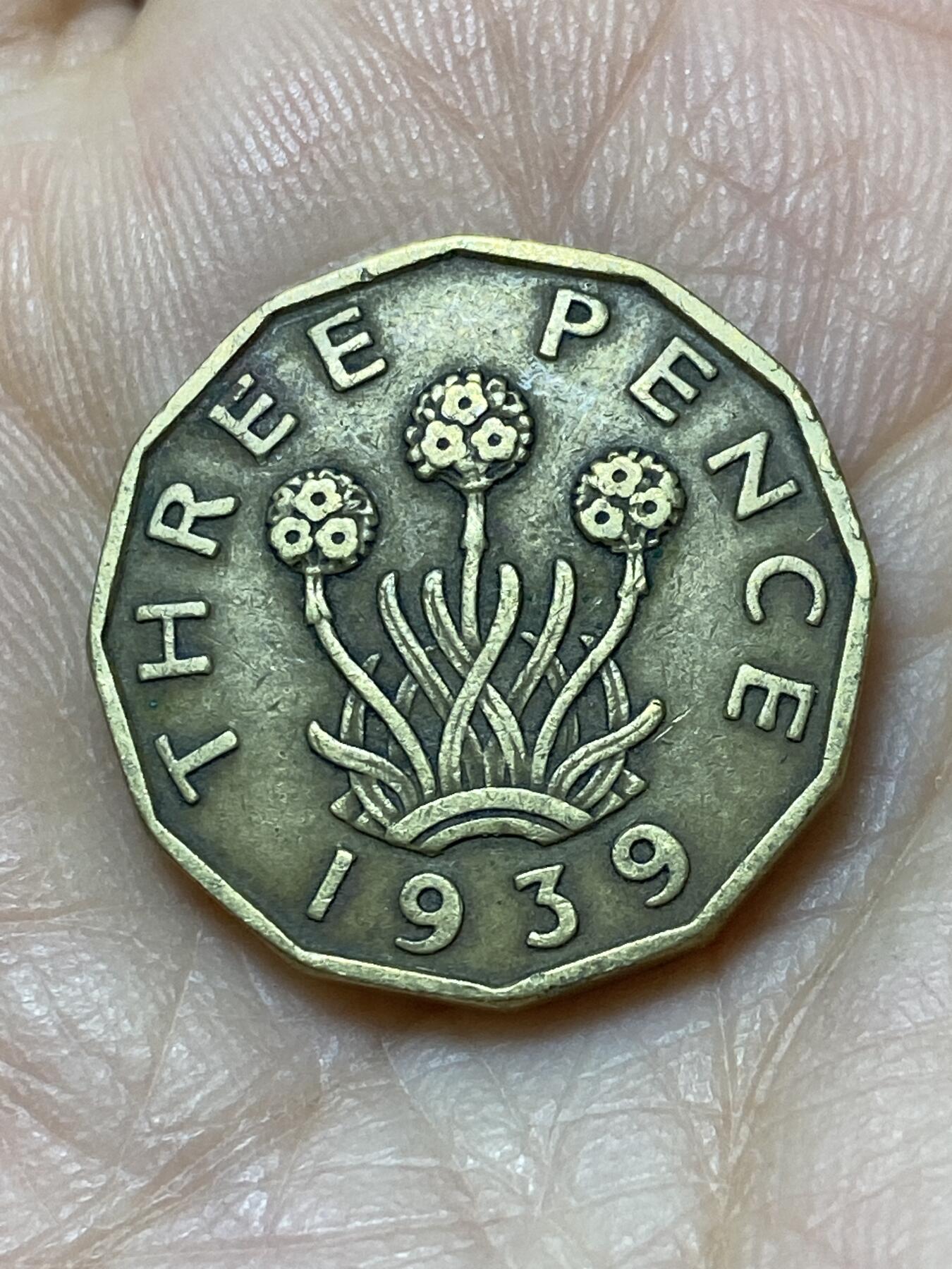 2025年第一百零八场(总第一百三十四场）外国好品散币(免佣金) 英国🇬🇧1939年3便士(乔治六世第一版)