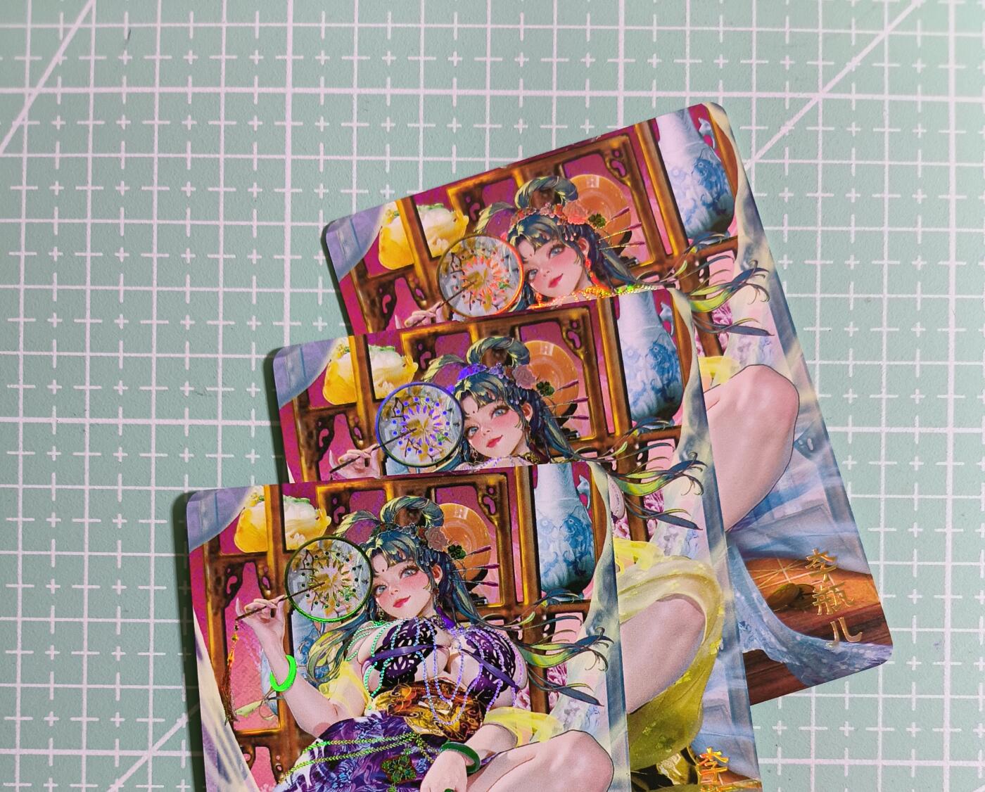 C先生卡牌 第14期 《神州百花谱》《Art系列》《人间传》持续收拍品中... 【炫彩】燎原×罐儿《金瓶梅》李瓶儿 三渐变