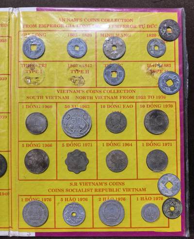 北京马甸外国币专卖第145期，外国币专场，陆续上拍，欢迎关注 越南旅游纪念册，册中除坐洋为复制币，其它均为真币