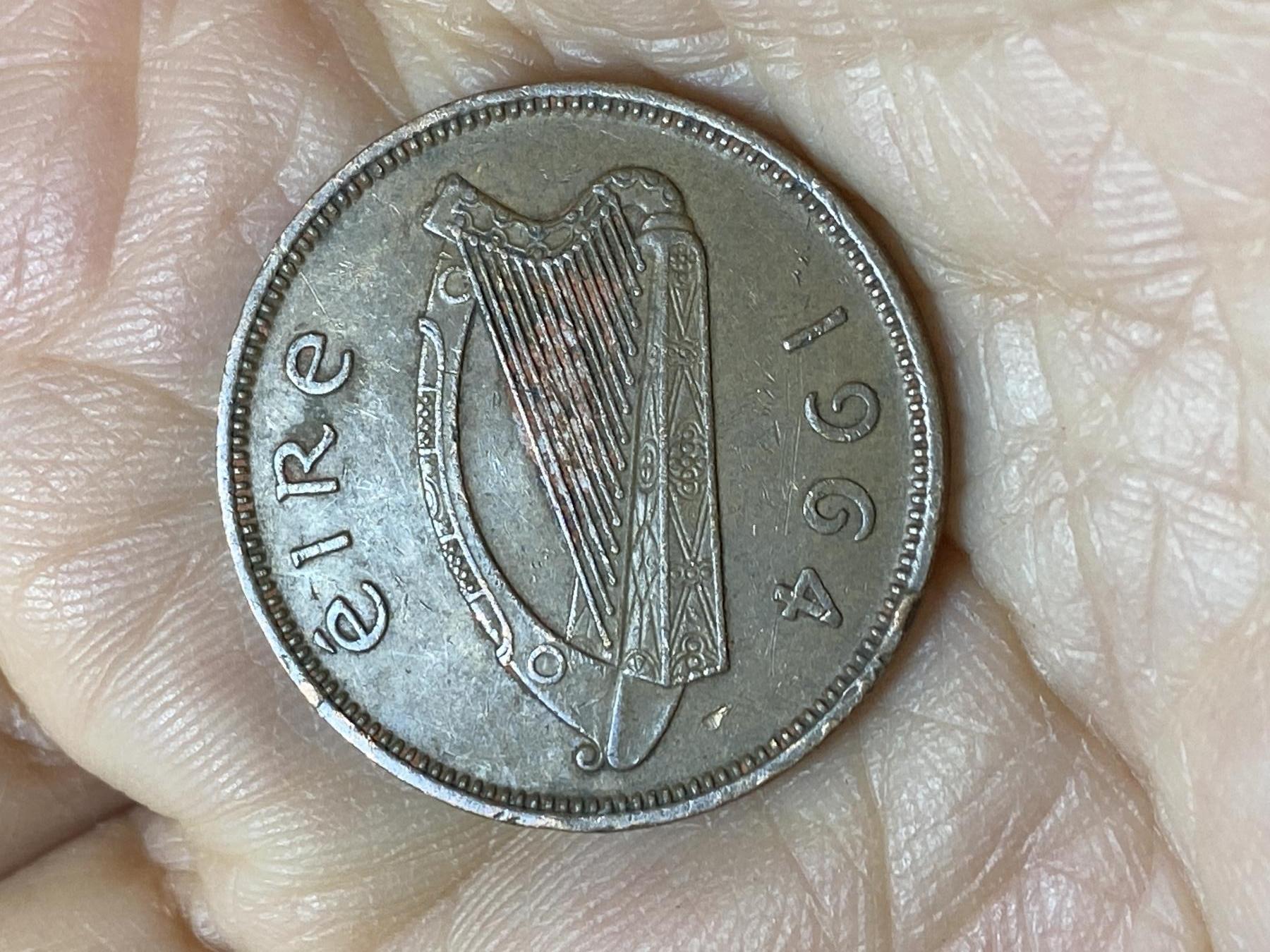 2025年第一百零八场(总第一百三十四场）外国好品散币(免佣金) 爱尔兰🇮🇪1964年1/2便士(共和国时期第一套)