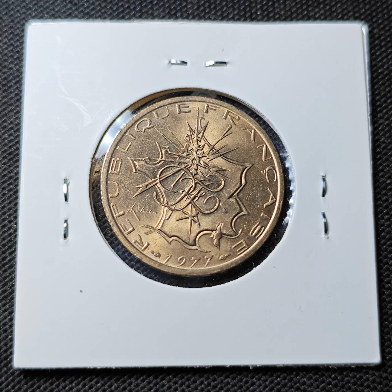 KK钱币收藏小铺 第354场 2月预留时间 周末发货  1977法国10法郎 好品