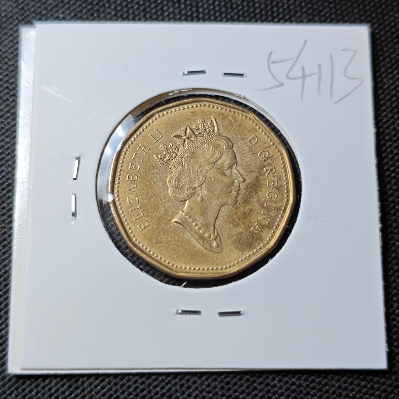 KK钱币收藏小铺 第354场 2月预留时间 周末发货  加拿大1元