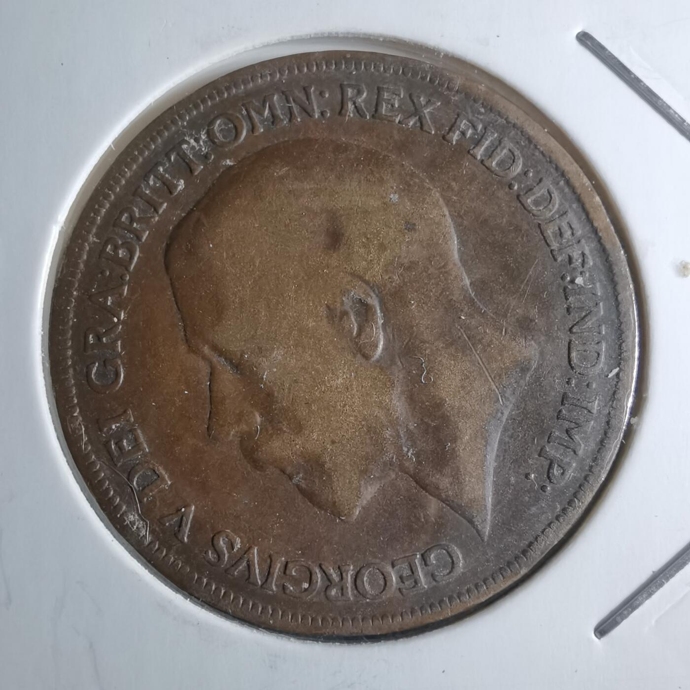 沼泽如烟--第872场 英国1917年1便士