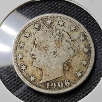 KK钱币收藏小铺 第354场 2月预留时间 周末发货 -  1906美国5分镍币