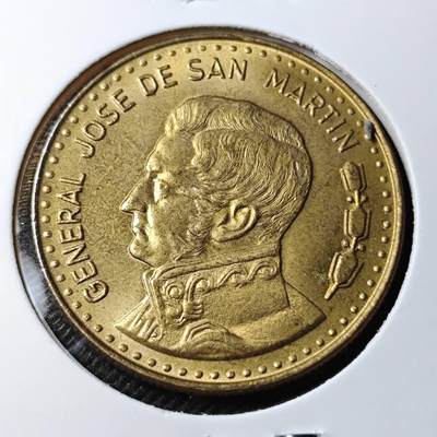 KK钱币收藏小铺 第354场 2月预留时间 周末发货 -  1979阿根廷100比索 铜币