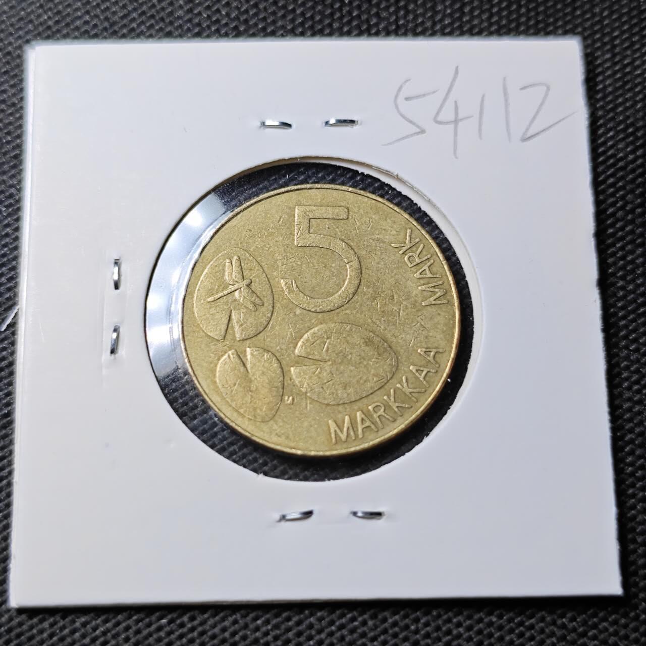 KK钱币收藏小铺 第354场 2月预留时间 周末发货  芬兰5马克