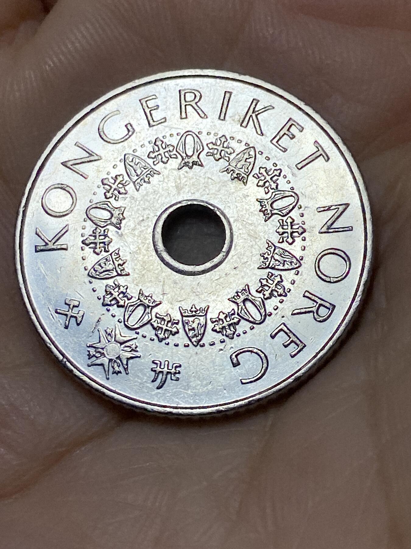 2025年第一百零九场(总第一百三十五场）外国好品散币(免佣金) 挪威🇳🇴1999年5克朗(哈拉尔五世时期)