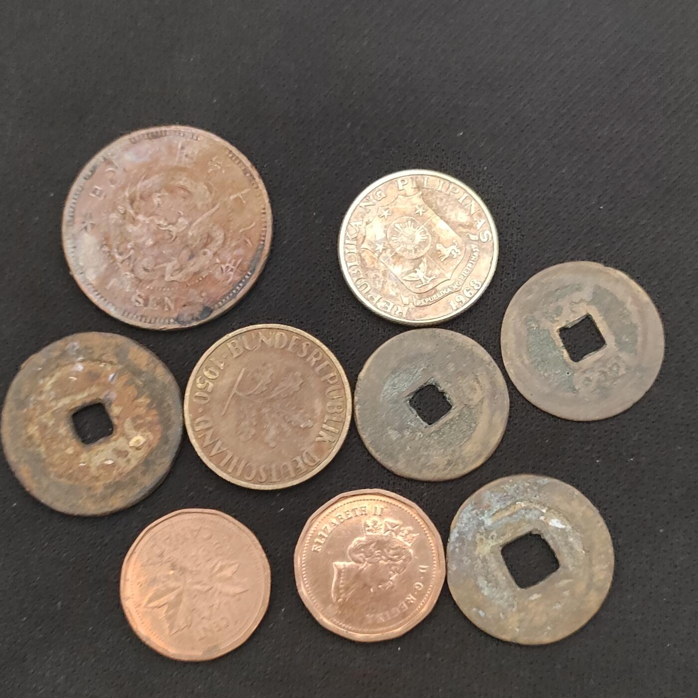 猩哥外币小铺➨【第196场】 硬币9个