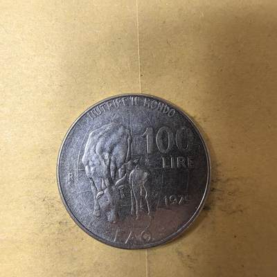 泡泡币外币第三场可代拍15038385335微信 - 1979年意大利100利拉。