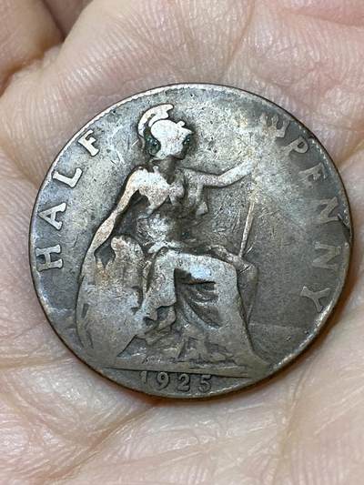 2025年第一百零九场(总第一百三十五场）外国好品散币(免佣金) - 英国🇬🇧1925年半便士(乔治五世第二版)