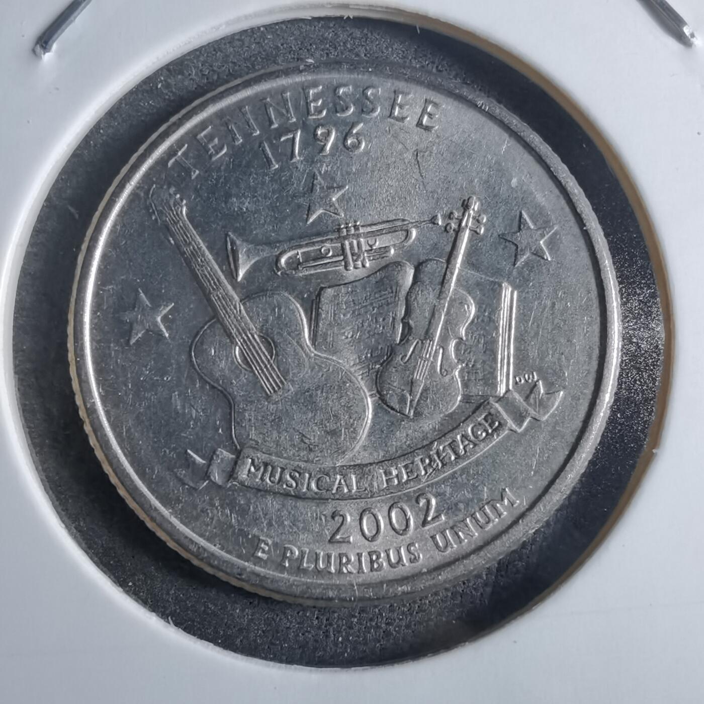沼泽如烟--第873场 美国2002年25分纪念币