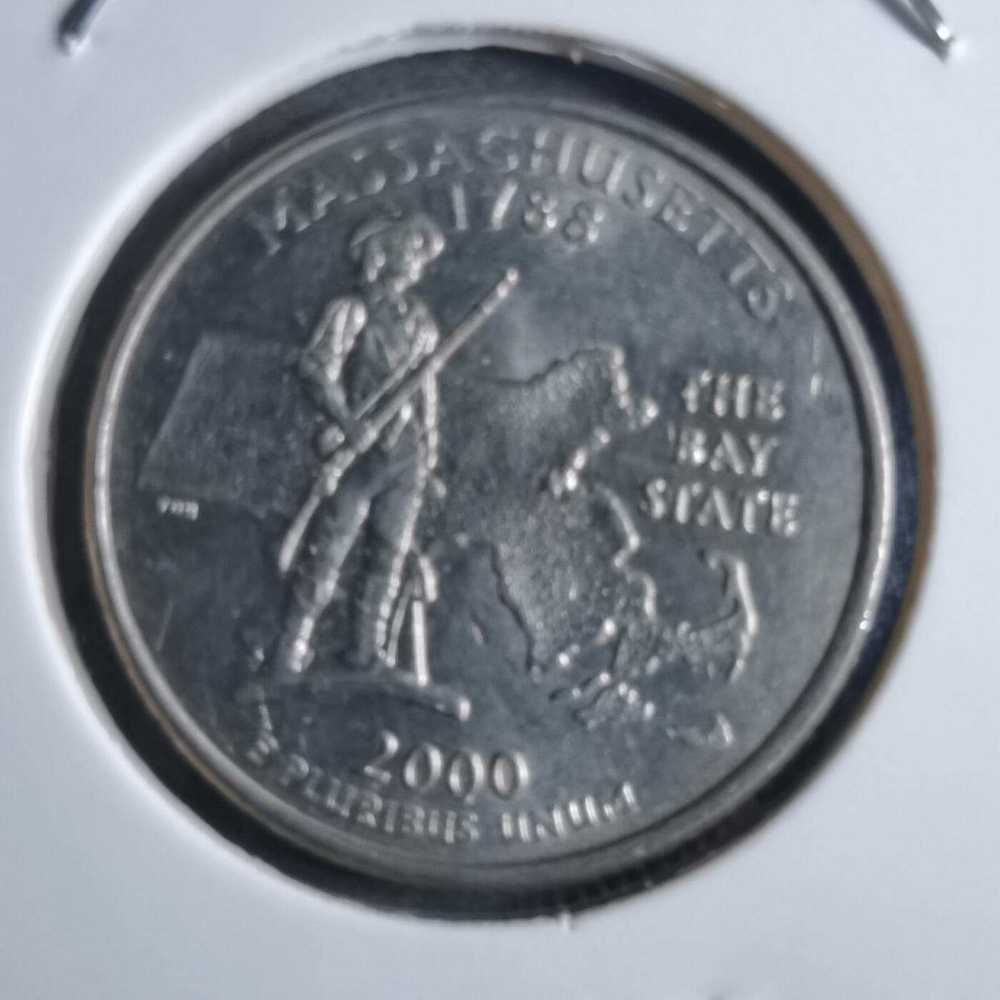 沼泽如烟--第873场 美国2000年25分纪念币