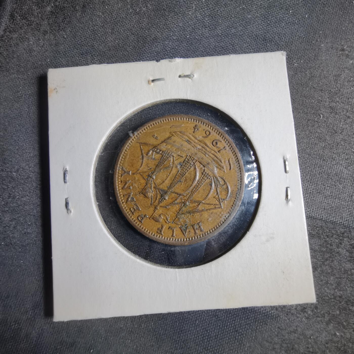 沼泽如烟--第873场 英国1964年半便士