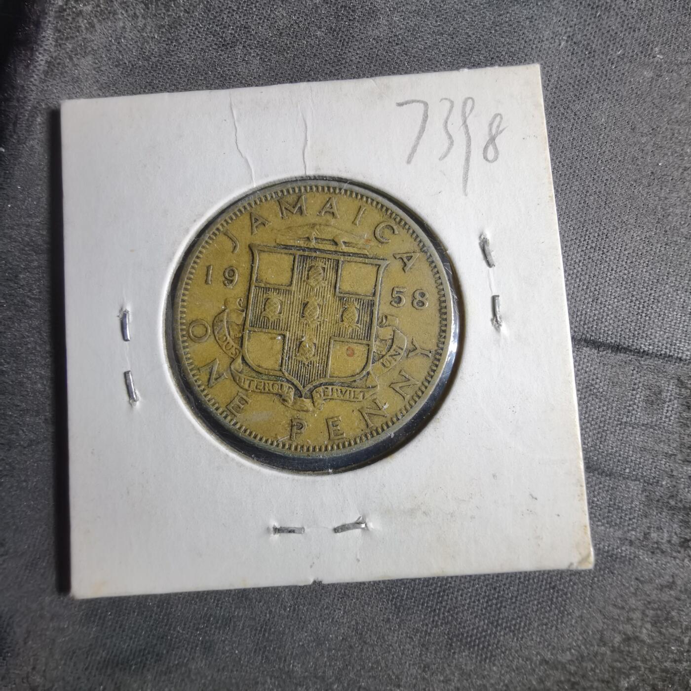 沼泽如烟--第873场 牙买加1958年1便士
