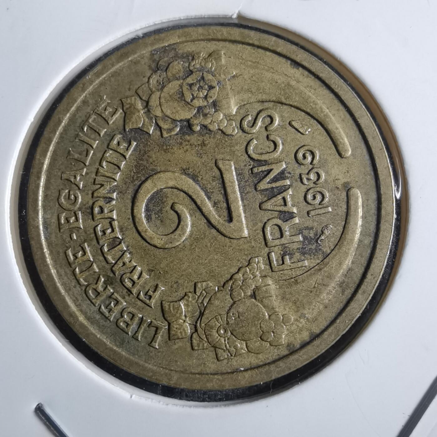 沼泽如烟--第872场 法国1939年2法郎