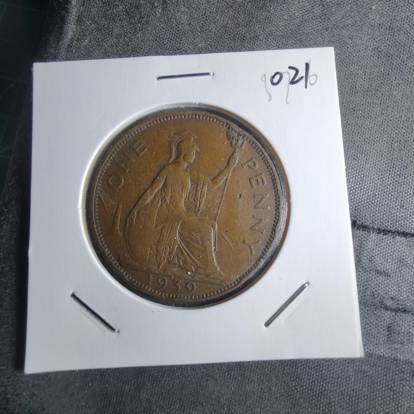 沼泽如烟--第872场 英国1939年1便士