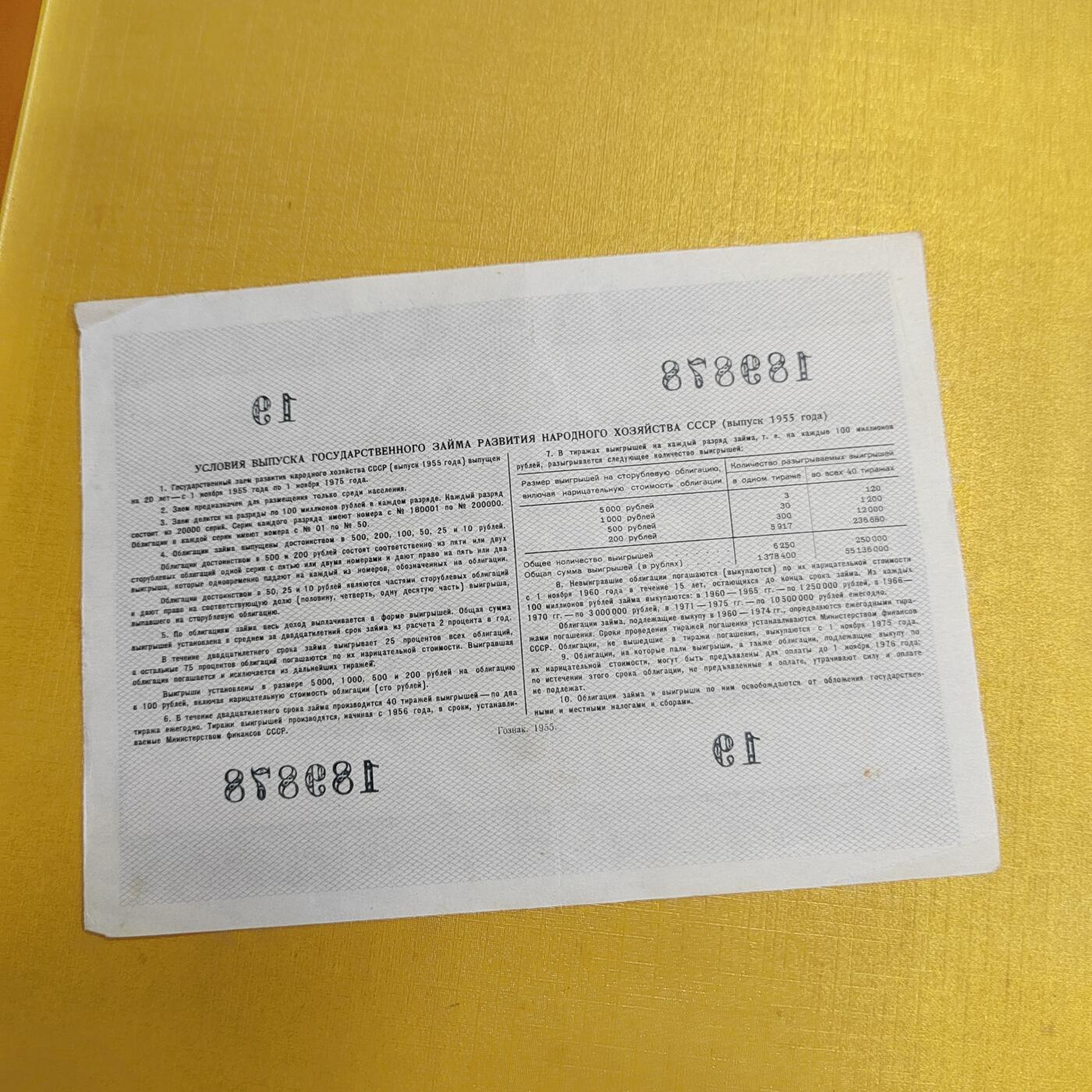 PCAI钱币13-544  钱币小专场 苏联公债