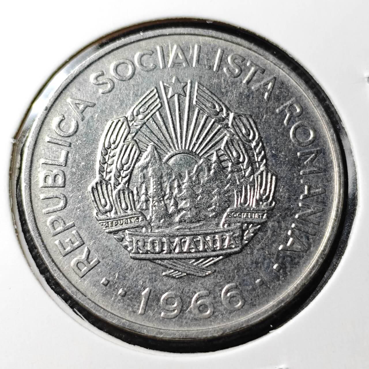 KK钱币收藏小铺 第354场 2月预留时间 周末发货  1966罗马尼亚3列弗