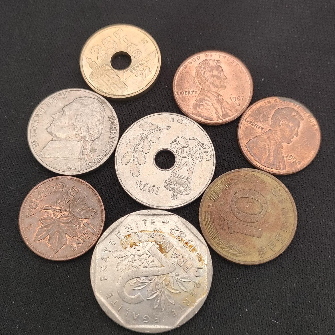 猩哥外币小铺➨【第196场】 硬币8个
