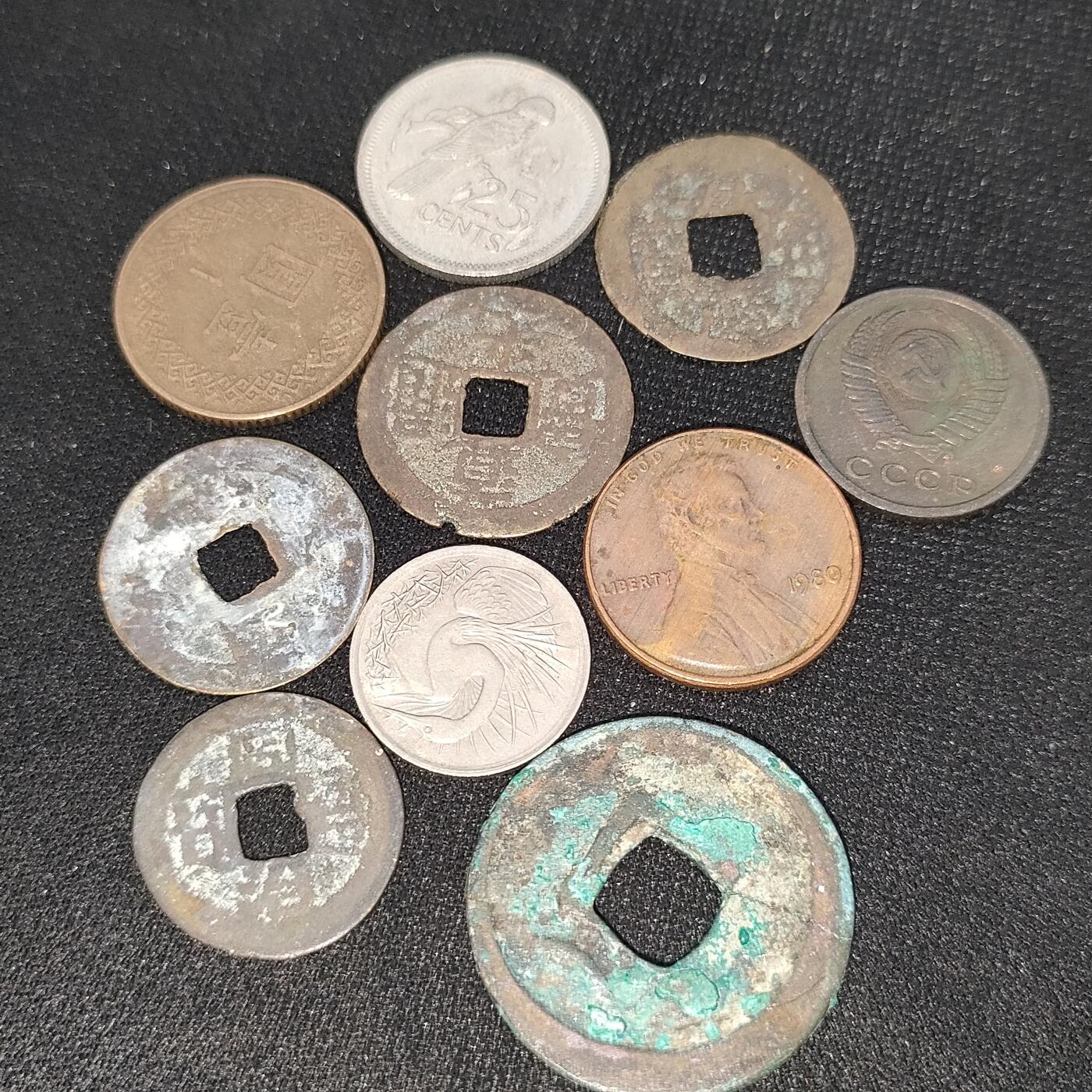 猩哥外币小铺➨【第196场】 硬币10个