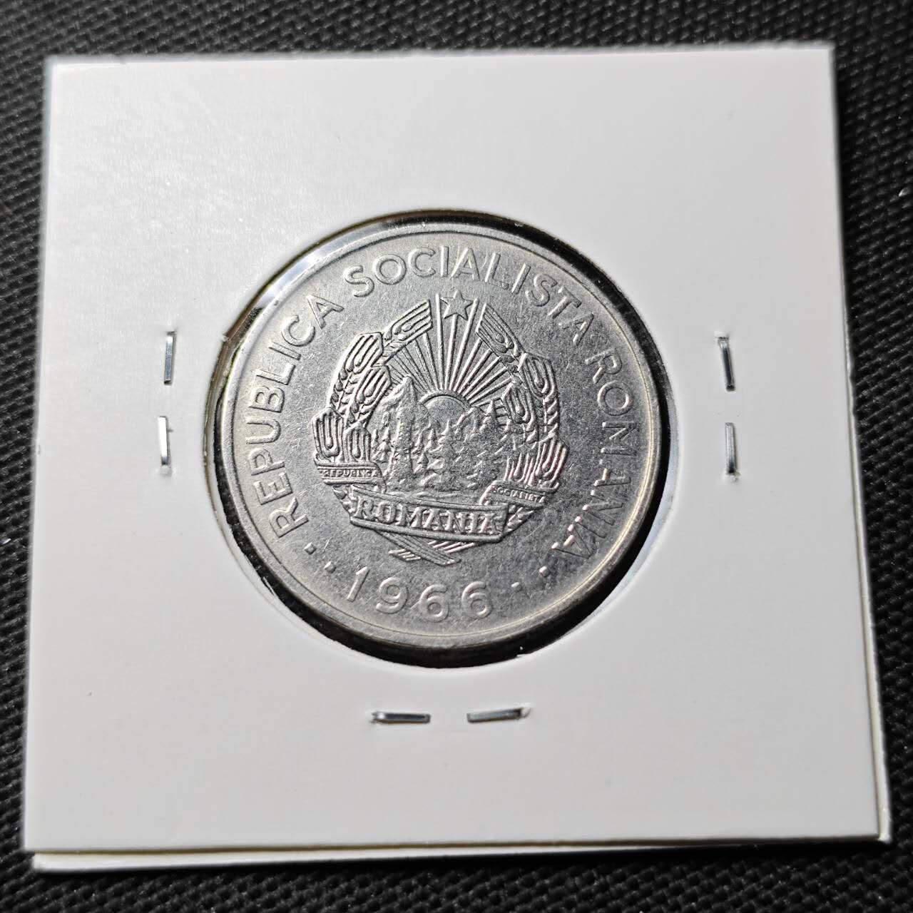 KK钱币收藏小铺 第354场 2月预留时间 周末发货  1966罗马尼亚3列弗
