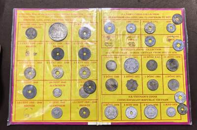 北京马甸外国币专卖第145期，外国币专场，陆续上拍，欢迎关注 越南旅游纪念册，册中除坐洋为复制币，其它均为真币