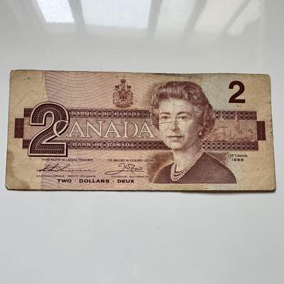 🌹外币初藏🌹🐯2025年第114场  每周二四六晚8️⃣点 接代拍 - 加拿大1986版¥2