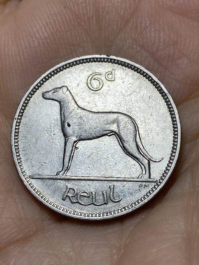 2025年第一百零九场(总第一百三十五场）外国好品散币(免佣金) - 爱尔兰🇮🇪1940年6便士(共和国时期第一套第一版，关门年仅发行2年)