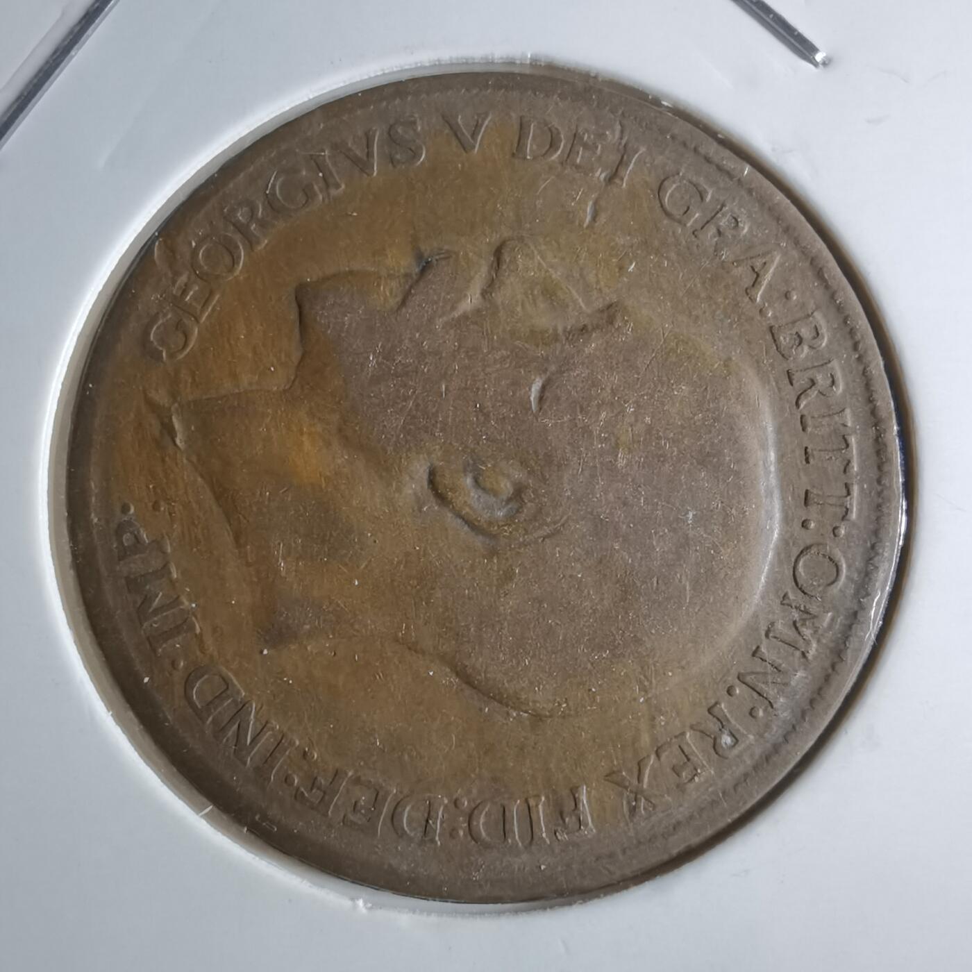 沼泽如烟--第872场 英国1921年1便士