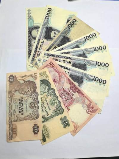 各国外币第93期 无佣金 - 印度尼西亚10张 7－9品