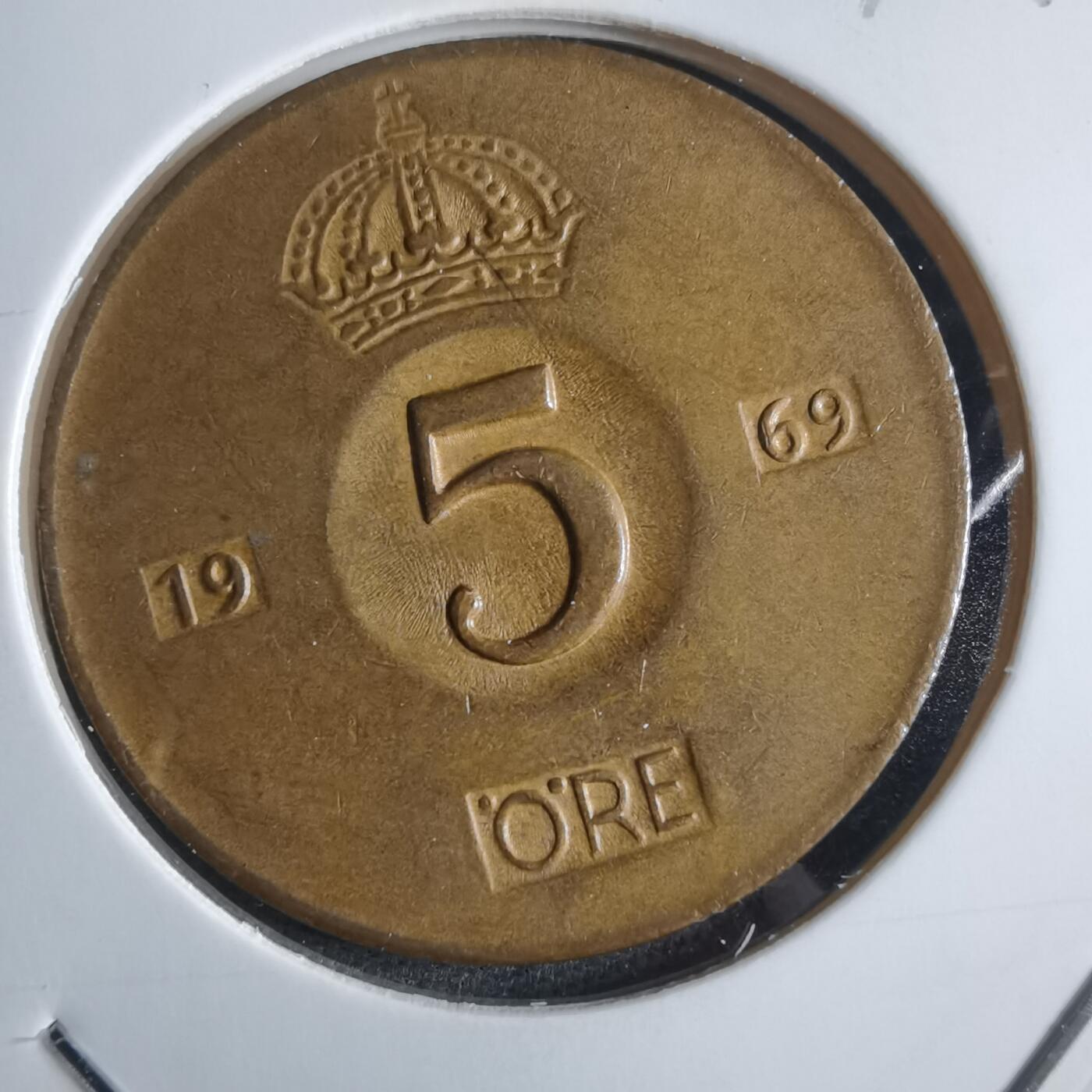 沼泽如烟--第873场 瑞典1969年5欧尔