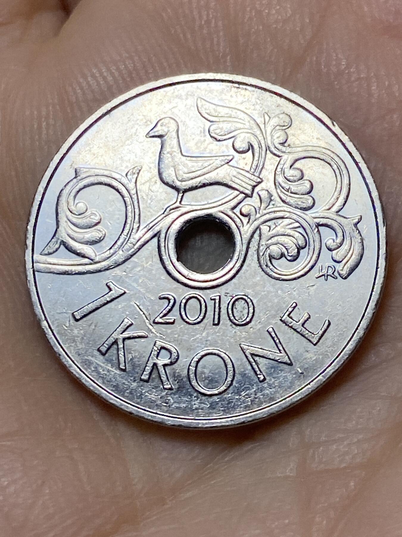 2025年第一百零九场(总第一百三十五场）外国好品散币(免佣金) 挪威🇳🇴2010年1克朗(哈拉尔五世时期)