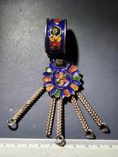 74期回流戒指饰品杂件纪念章丝路钱币专场 - 少数民族饰品（金属材质不明）