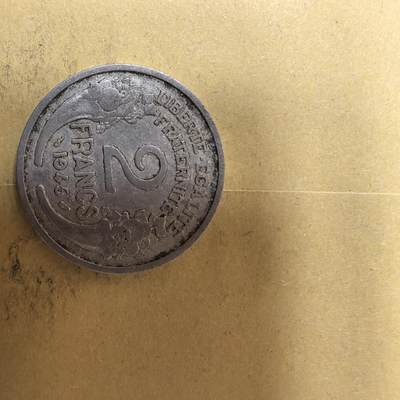 泡泡币外币第七场可代拍15038385335微信 1945年法国2法朗