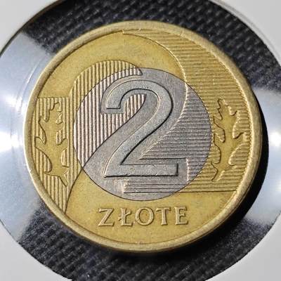 KK钱币收藏小铺 第354场 2月预留时间 周末发货 - 波兰2兹罗提双色币 