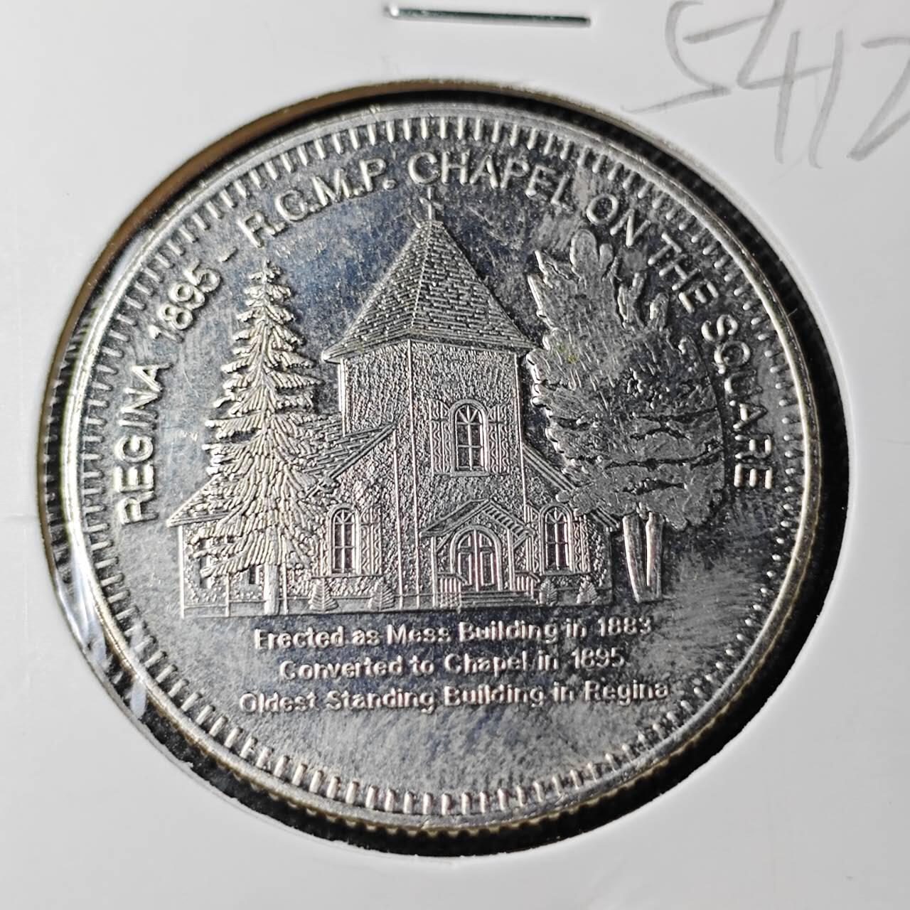 KK钱币收藏小铺 第354场 2月预留时间 周末发货 加拿大一元代币 少见 