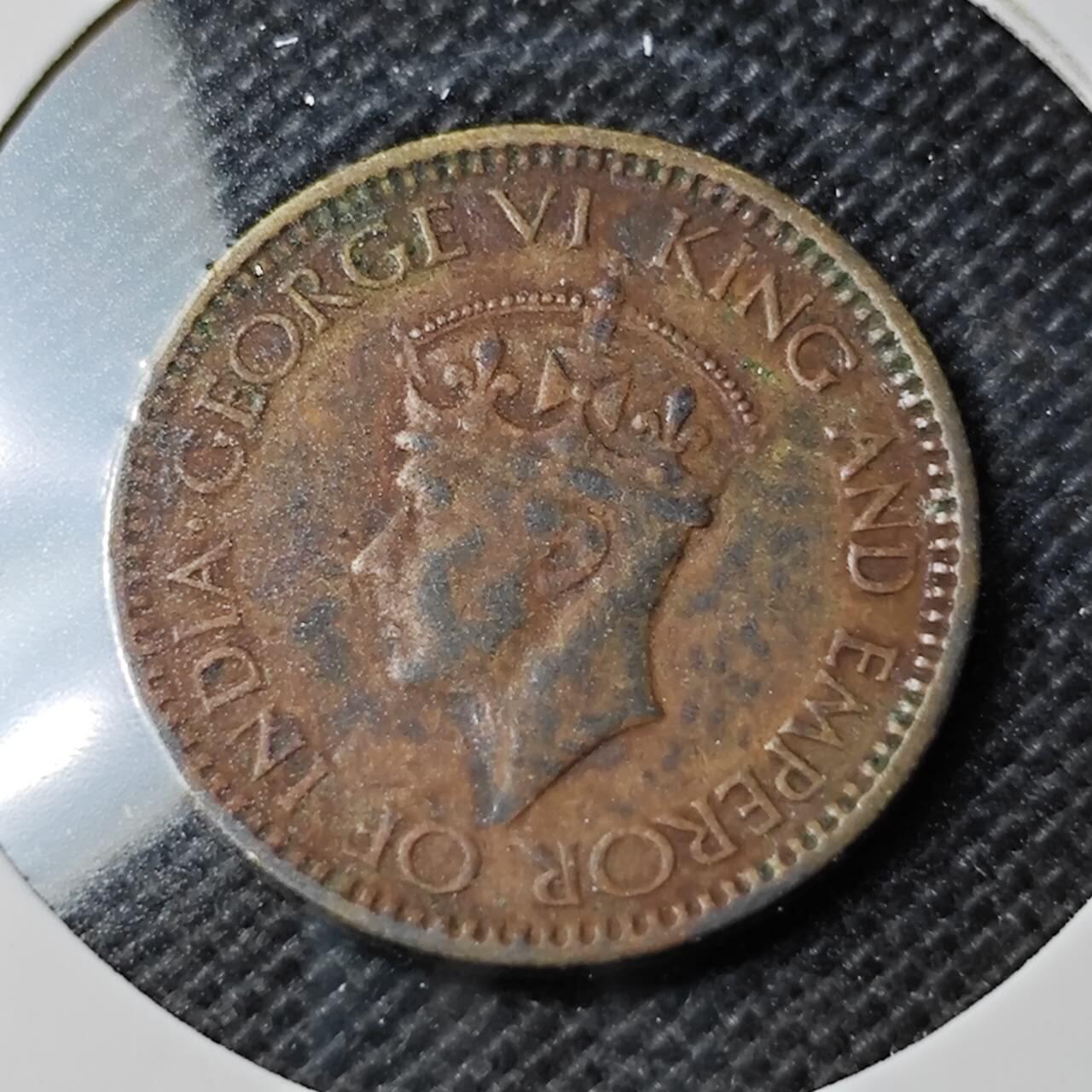 KK钱币收藏小铺 第354场 2月预留时间 周末发货 1943英属锡兰25分 