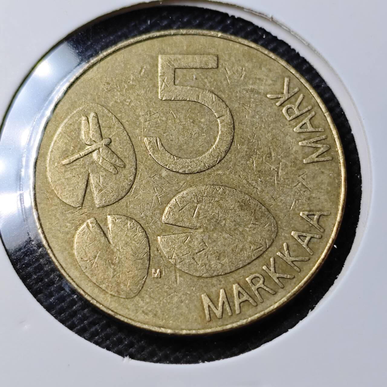 KK钱币收藏小铺 第354场 2月预留时间 周末发货  芬兰5马克