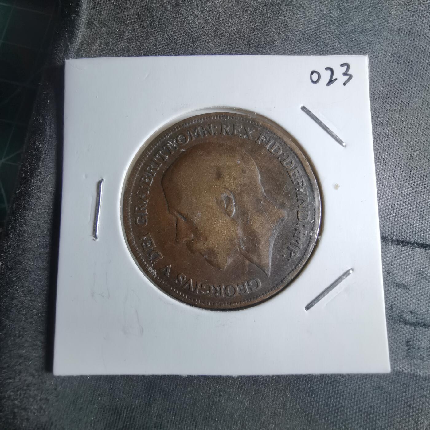 沼泽如烟--第872场 英国1917年1便士