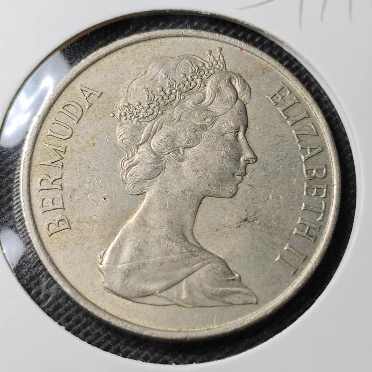 KK钱币收藏小铺 第354场 2月预留时间 周末发货  1970百慕大50分