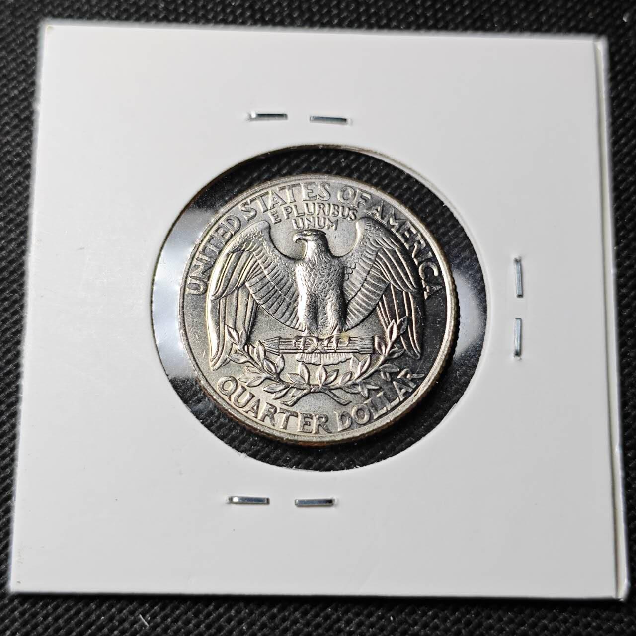 KK钱币收藏小铺 第354场 2月预留时间 周末发货  1998美国25分 好品