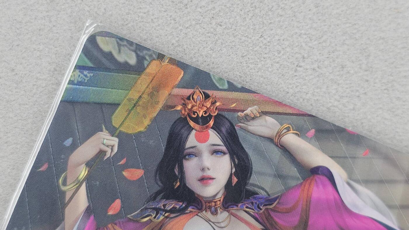 龙虎卡牌第五十九场（无佣金，满120包邮，周六晚上结拍，欢迎送拍） 彩闪 黑丝三国美人（卡背异色）