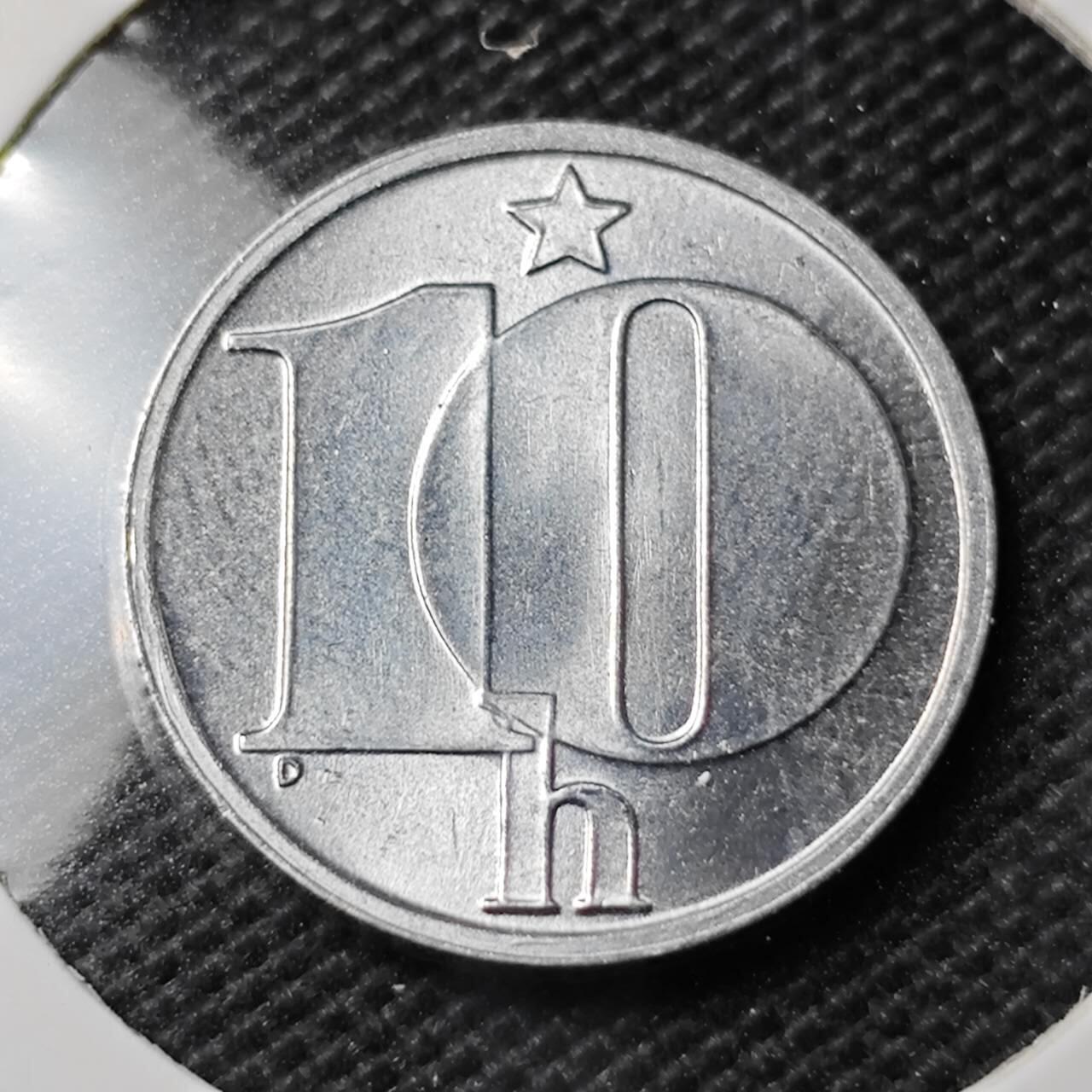 KK钱币收藏小铺 第354场 2月预留时间 周末发货  1980捷克斯洛伐克10赫勒 拆卷品