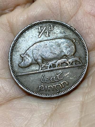 2025年第一百零九场(总第一百三十五场）外国好品散币(免佣金) - 爱尔兰🇮🇪1942年1/2便士(共和国时期第一套)