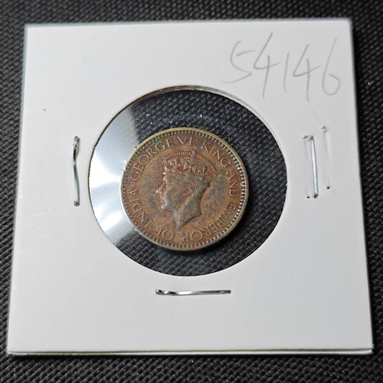 KK钱币收藏小铺 第354场 2月预留时间 周末发货 1943英属锡兰25分 