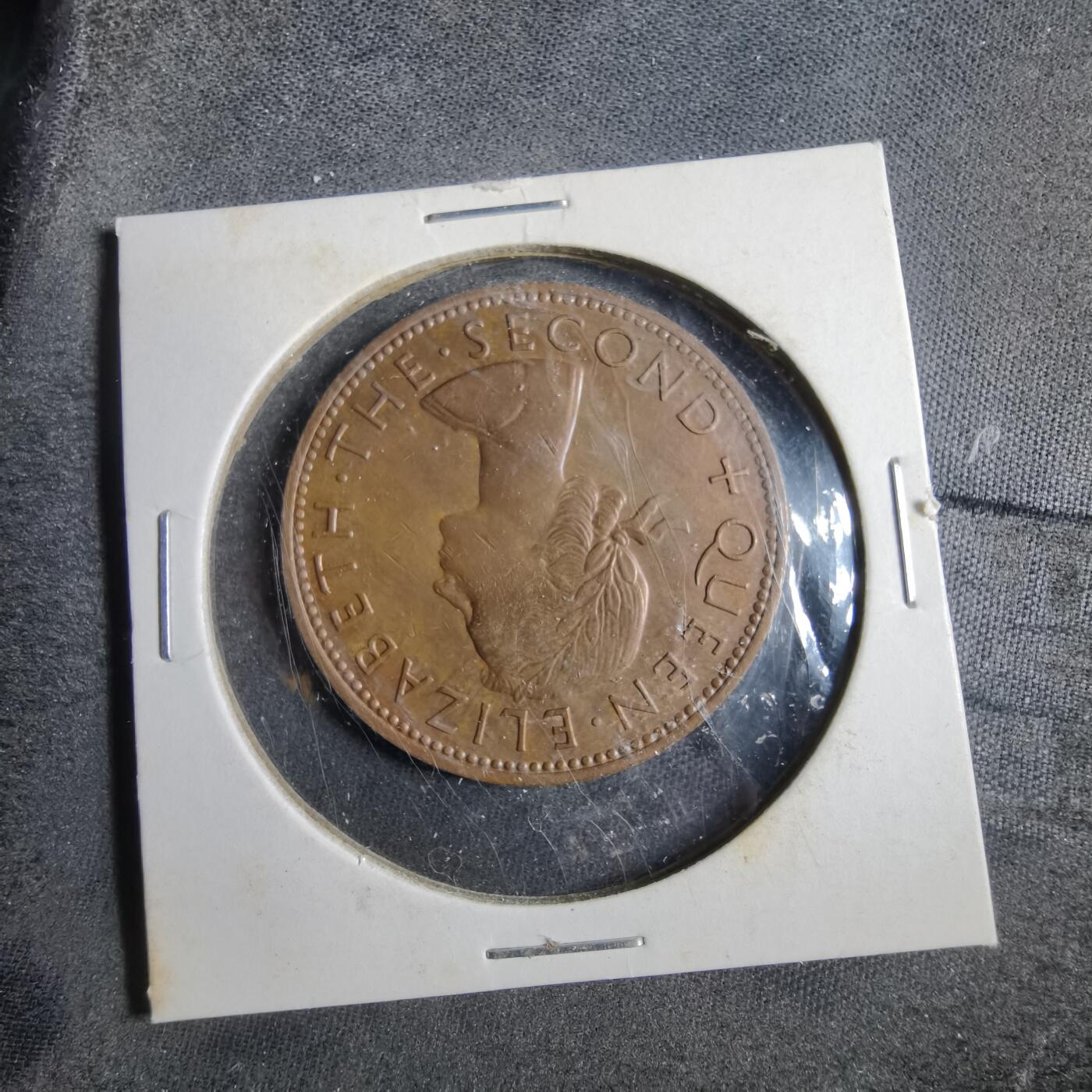 沼泽如烟--第873场 新西兰1962年1便士