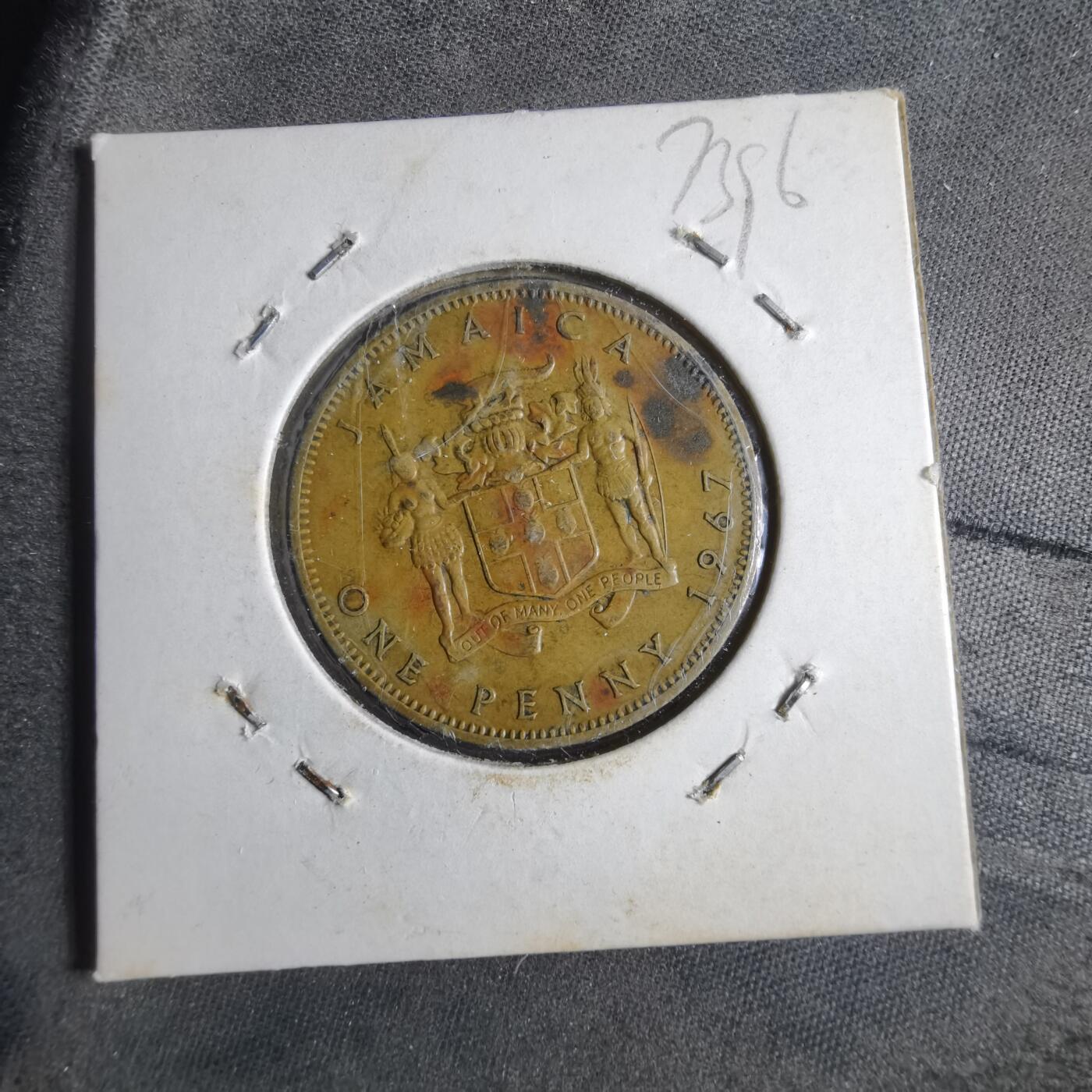 沼泽如烟--第873场 牙买加1967年1便士