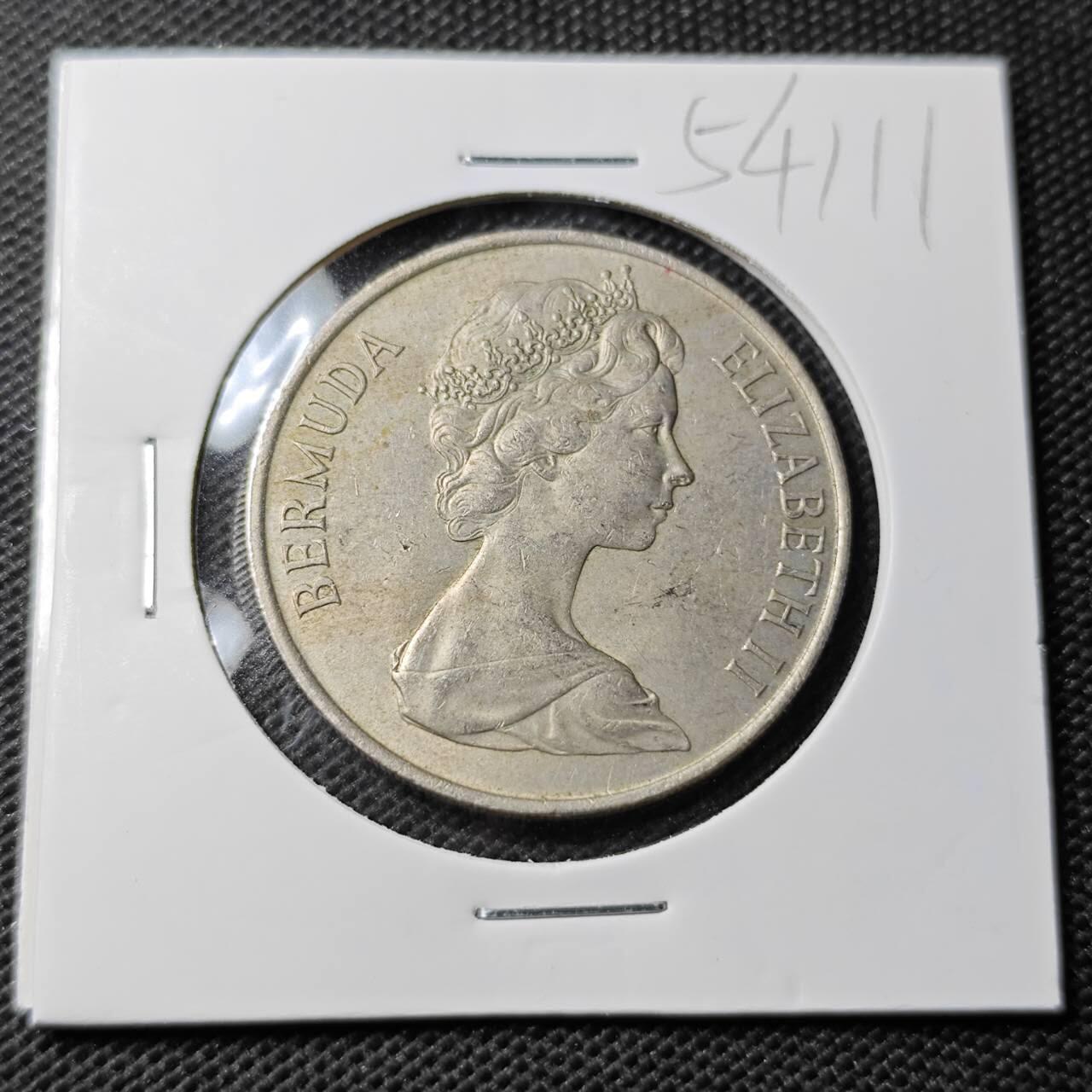 KK钱币收藏小铺 第354场 2月预留时间 周末发货  1970百慕大50分