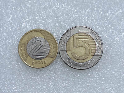 第一海外回流一元起拍收藏 散集专场  第254期 - 波兰双色币 2枚