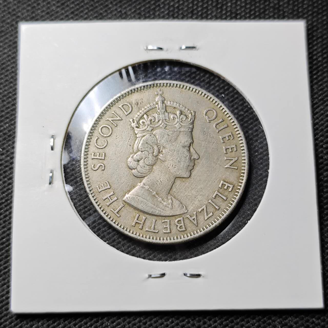 KK钱币收藏小铺 第354场 2月预留时间 周末发货  1955英属塞浦路斯米尔